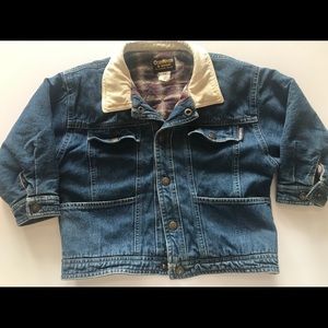 OshKosh Jean jacket flannel lining size 3T